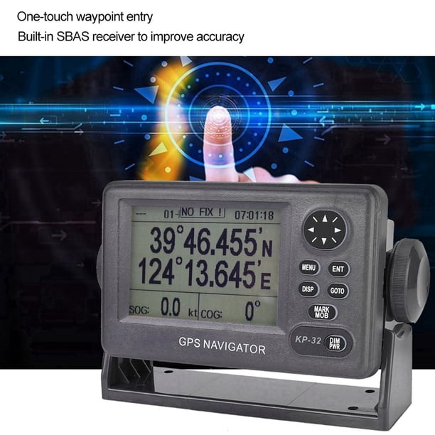 Posicionador de navegación, localizador GPS marino ONWA KP‑32 GPS/SBAS Navegador marino resistente al agua optimizado para la excelencia