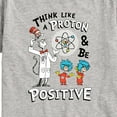 thumbnail image 3 of Cat in the Hat - Think Like Proton Be Positive - Toddler And Youth Short Sleeve Graphic T-Shirt, 3 of 5