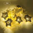 thumbnail image 1 of Cadena de luz Festival Tira de lámpara Decoración Decoración de iluminación para el hogar Cadena de luz LED, Tipo B, 3 metros, 20 luces Eigraketly HA004172-04, 1 of 7