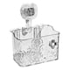 thumbnail image 4 of Cesta de ducha organizadora de baño con ventosa, impermeable, para cocina, lisa Blanco, 4 of 9
