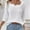 White, variant on kakina CMSX Womens V-Neck Long Sleeve T-Shirts,Solid Color Casual Basic Tops Summer 2024 Tees Blouses Loose Fit Pullover 2024 Women's Clothes Tops