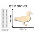 thumbnail image 2 of Unfinished Wood Mallard Duck Shape - Animal - Wildlife - Craft - up to 46" DIY 12" / 3/4", 2 of 3
