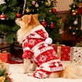 thumbnail image 4 of Dog Christmas Sweater Clothes, Puppy Winter Warm Soft Pajamas, Flannel Onesie PJS for Small Dogs, Pet Holiday Parties Pullover Sweaters Cat Doggie Boy Girl, 4 of 6