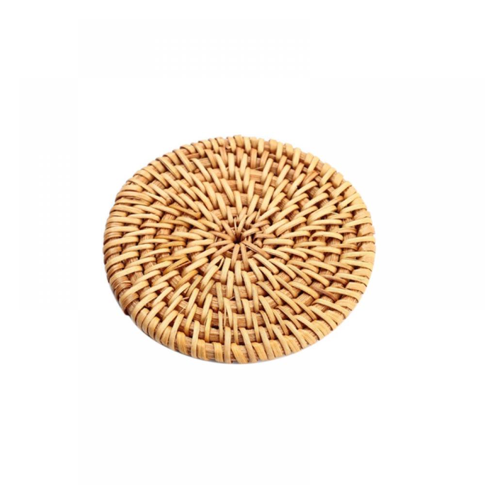 Rattan Trivets for Hot Dishes,Kitchen Hot Pads for Coutertops,Pots and