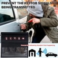 thumbnail image 5 of Bolsa de bloqueo de señal RFID, funda protectora de privacidad para llave de coche con señal de teléfono móvil GPS, 5 of 5