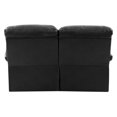 thumbnail image 2 of CorLiving Plush Reclining Bonded Leather Loveseat, 2 of 8