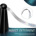 thumbnail image 3 of 2pc Mosquito Repellent Fan, Black, for Home, Dining, Picnic BBQ - Keeps Flies Insects Away from Food, 3 of 5