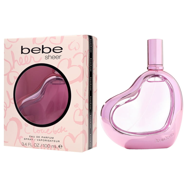Bebe Sheer Perfume Fragrance - Eau De Parfum Spray 3.4 Oz / 100 Ml