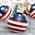 thumbnail image 6 of ZDWQFA 12Pcs 3.15" Independence Day Ball Ornament, American Flag Christmas Tree Ornaments Fourth of July Ornaments Patriotic Hanging Balls,Veterans Day USA Themed Party Decor Supplies, 6 of 7