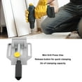thumbnail image 3 of Compact Aluminum Alloy Quick-Release Drill Press Vise with Non-Slip Handle for Precision Clamping and Drilling Projects, 3 of 6