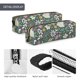 thumbnail image 4 of Easygdp Retro Bunny Floral para Estuche de Lápices de Cuero, Estuche de Papelería de Cuero, Estuche de Gran Capacidad con Cremallera, 4 of 7