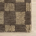 thumbnail image 4 of Rugs USA Quince Checkered Wool Area Rug, 4' x 6', Quince Grey, 4 of 8