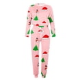 thumbnail image 4 of Moxiu Womens 2 Piece Outfits Casual Tracksuits,Women's Christmas Elf Xmas Tree Printed 2 Piece Tracksuit Crewneck Long Sleeve Tops Long Sweatpants Outfits Lounge Sets with Pockets, 4 of 5