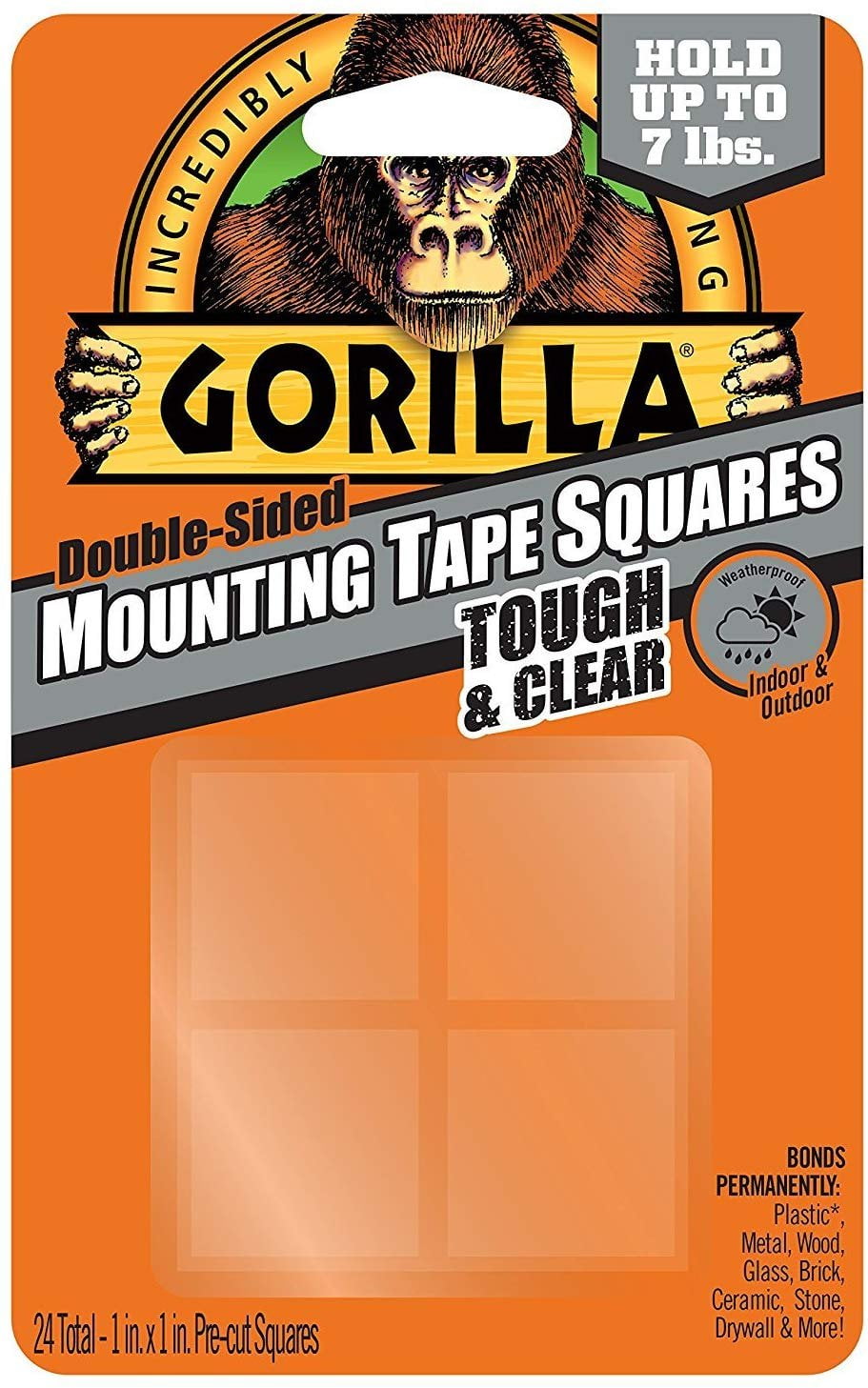 Gorilla 2oz Removable Mounting Putty Pre-cut Squares