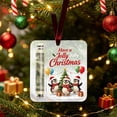 thumbnail image 5 of 2D Christmas Scenery Cash Gift Decorations, Clear Acrylic Xmas Money Holders Hanging Ornament for Christmas Tree 1Pc, 5 of 7