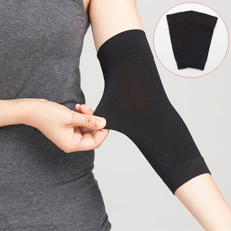 - A Pair Tattoo Cover Up Forearm Compression Sleeves Band Concealer Support,Black Cover Tattoos at Work or School