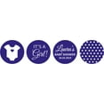 thumbnail image 2 of Darling Souvenir 190 Pcs Its A Girl Theme Custom Stickers for&nbsp;chocolate&nbsp;Candy Labels-Blue, 2 of 2