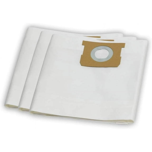 Replacement for Shop-Vac 9066200 Type F 10-14 Gallon Disposable Collection Filter Bag 3-Pack Disposable Filter Bags, White