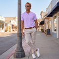 thumbnail image 6 of Garbnen M-5XL Big and Tall T Shirts for Men Loose Fit Short Sleeve Men V Neck T Shirts Lightweight Breathable Summer Casual Work Outdoor Workout Shirt Men Purple 4XL, 6 of 9