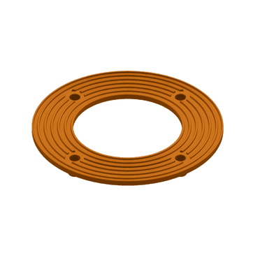 HomeHalo 8 inch Round Terracotta Plastic Plant Pot Ring