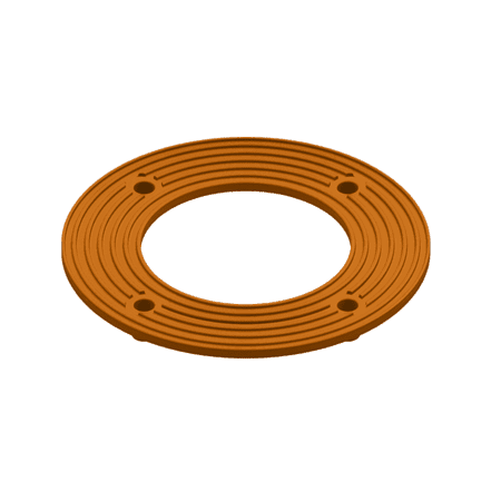 HomeHalo 8 inch Round Terracotta Plastic Plant Pot Ring
