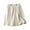 Beige, variant on Ltctricy Women's Cotton Linen Shorts Elastic High Waisted Wide Leg Summer Casual Shorts Loose Bermuda Shorts