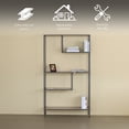 thumbnail image 3 of Ilios Innova | Librero Decorativo Moderno Industrial con 4 Niveles - Estantería Minimalista para Libros y Adornos, Estructura Metálica y Repisas de MDF., 3 of 9