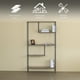 thumbnail image 3 of Ilios Innova | Librero Decorativo Moderno Industrial con 4 Niveles - Estantería Minimalista para Libros y Adornos, Estructura Metálica y Repisas de MDF., 3 of 9