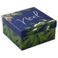 thumbnail image 1 of Hallmark 7.2" Small Square Holiday Gift Box (Noël on Navy), 1 of 4