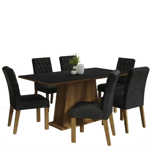 Juego de Comedor Madesa Oxford MN 04 Mesa y 6 Sillas