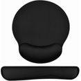 thumbnail image 1 of Mouse Pad, Ergonomic Mouse Mat + Keyboard Wrist Rest Support Set For Computer/laptop, Non-slip Rubber Base Memory Foam Wrist Rest Set For Relief Getti, 1 of 5