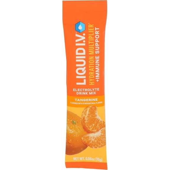 Liquid IV Hydration Multiplier and Drink Mix, Tangerine, 16 gm, 0.56 oz..