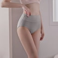 thumbnail image 4 of Ropa interior de cintura alta para mujer, bragas transpirables, suaves y elásticas con control de abdomen y cobertura total., 4 of 7