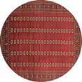 thumbnail image 1 of Ahgly Company Indoor Round Oriental Brown Industrial Area Rugs, 8' Round, 1 of 4