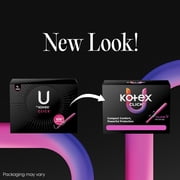 Kotex Click Compact Tampons, Super Plus, Unscented, 45 Count
