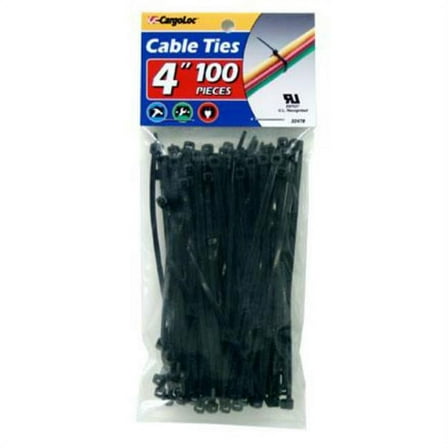 CargoLoc 32477 Nylon Cable Ties, 4-Inch