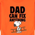 thumbnail image 3 of Peanuts - Snoopy Dad Can Fix It - Men's Crew Neck Fleece Pullover, 3 of 7