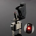thumbnail image 4 of Naierhg 12V 20A Car Auto Cover LED Light SPST Toggle Rocker On/Off Switch Control Red, 4 of 8