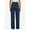 thumbnail image 6 of Jessica London Women's Plus Size Soft Ease Wide Leg Pant, 6 of 6