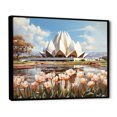 thumbnail image 3 of Designart "Lotus Temple Indian Art" Oversized People Framed Wall Art - Global White Indian Art Living Room Framed Canvas Art, 3 of 7