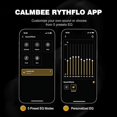 thumbnail image 5 of Calmbee Auriculares híbridos con cancelación activa de ruido, auriculares Bluetooth 5.4 inalámbricos sobre la oreja con micrófono para llamadas claras, audio de alta resolución, tiempo de reproducción, 5 of 5