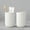 Warm White, variant on White Toothbrush Holders for Bathrooms - 2 Cups Ceramic Toothbrush Toothpaste Holders Set, White Bathroom Tumbler Cups Reusable Toothbrush Mouthwash Cup, Bathroom Counter Organizer.