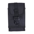 thumbnail image 2 of Tactical Military Molle Cell Phone Pouch Case Belt Bag For Smartphone 5.5 Inch, 2 of 5