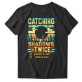 thumbnail image 3 of lcziwo Lightning Sale, Womens Total Solar Eclipse Shirts 2025 Summer Short Sleeve Tees Tops Cotton Comfy Round Neck Blouses Fashion Graphic Print T-Shirts Black M, 3 of 4