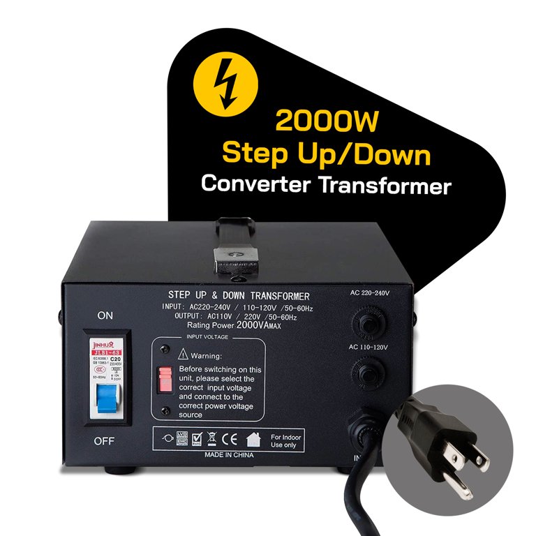 Spannungswandler UP/DOWN --> 110V / 230V, max. 2000 Watt