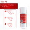 thumbnail image 4 of LADYTEAPOT XWF Refrigerator Water Filter, Replacement for GE® XWF, WR17X30702, NSF 42/372 Certified, Compatible with GE® GNE27, GFE26, GDE25, GSS25, PSE25 Series Refrigerators, 1 Pack (No-chip), 4 of 7