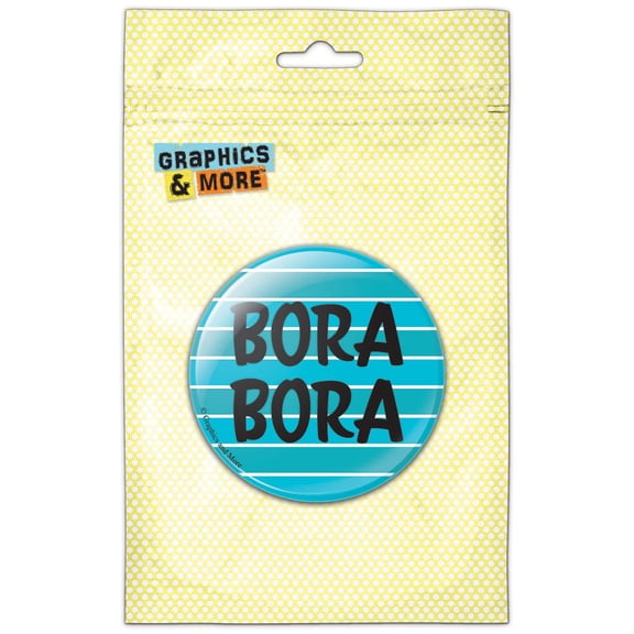 Bora Bora French Polynesia Refrigerator Button Magnet