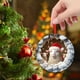 thumbnail image 1 of Adorno navideño de vaca, acrílico, plano, colgante, decoración para árbol de Navidad, etiqueta colgante, 1 of 5