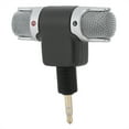 thumbnail image 3 of Lightweight  Microphone, L-Shap Gold Plated Plug Black Dual Channel Mini Stereo Microphone, ABS for Tablet Mobile Phone Level 3,Level 4, 3 of 7