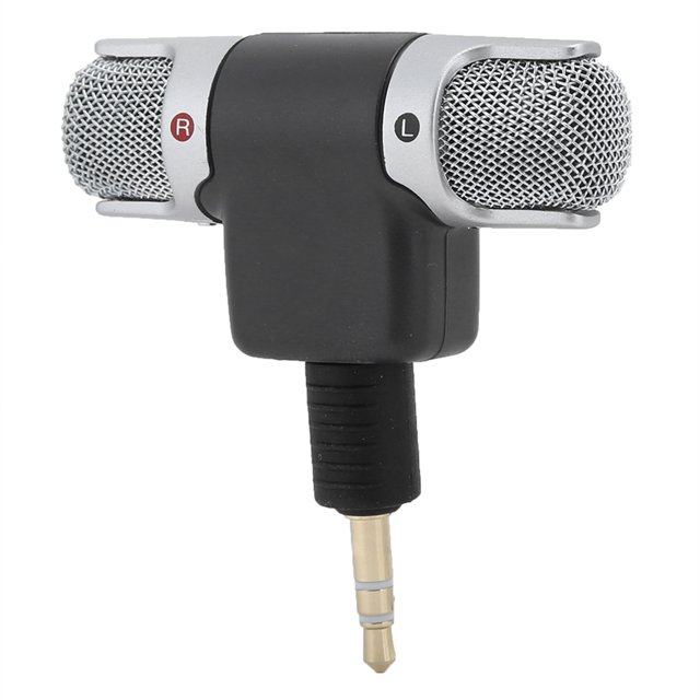 Mini Microphone, Prise 3,5mm Mini Stéréo Microphone mm Mini Stéréo Microphone Élégant et Moderne